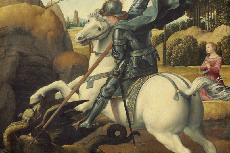 La leyenda de Sant Jordi: el caballero, el dragón y la rosa