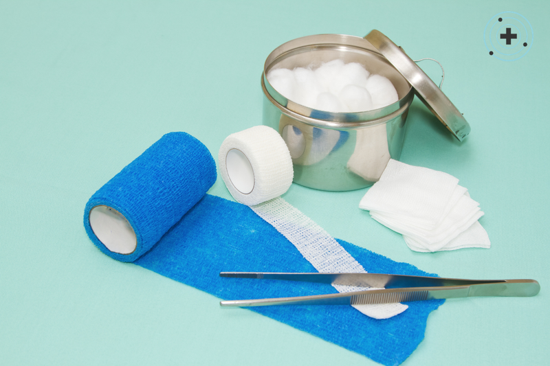 Un pequeño kit para heridas y rozaduras