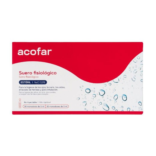 Acofar Sèrum Fisiològic 5ml 30 Monodosi