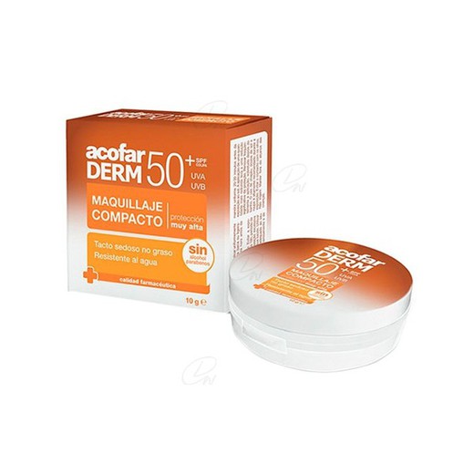 Acofarderm Spf 50 Maquillaje Compacto 10 G