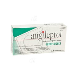 Angileptol Comprimits Per Chupar Sabor Menta 30 Comprimits