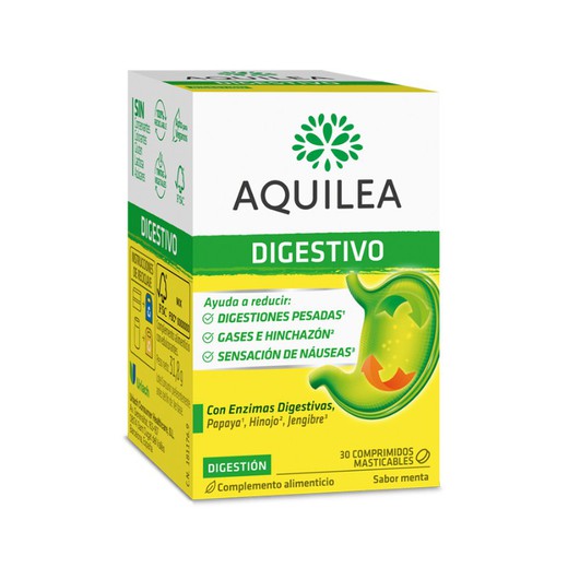 Aquilea Digestivo 30 comprimidos masticables