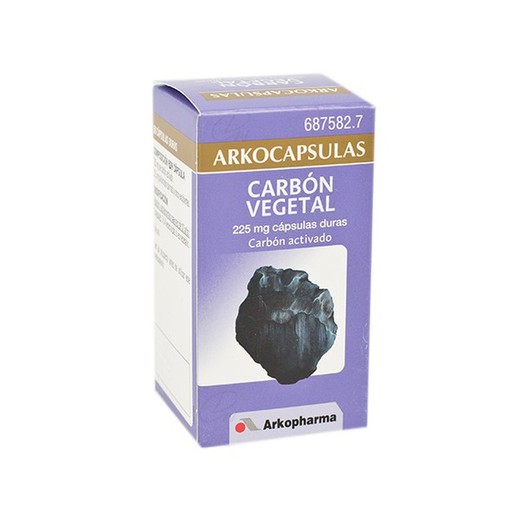 Arkocapsulas Carbon Vegetal 225 Mg Capsulas Duras 50 Capsulas