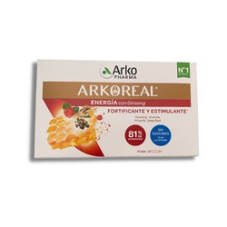 Arkoreal Jalea Real con Ginseng 20 ampollas