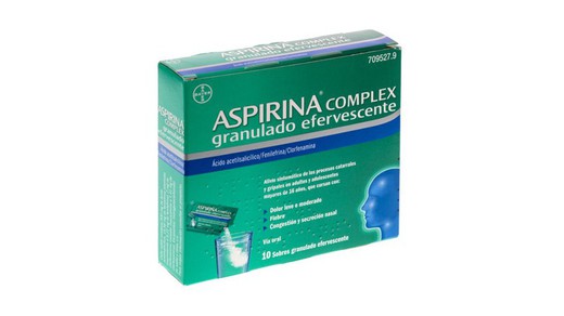 Aspirina Complex Granulado Efervescente 10 Sobres