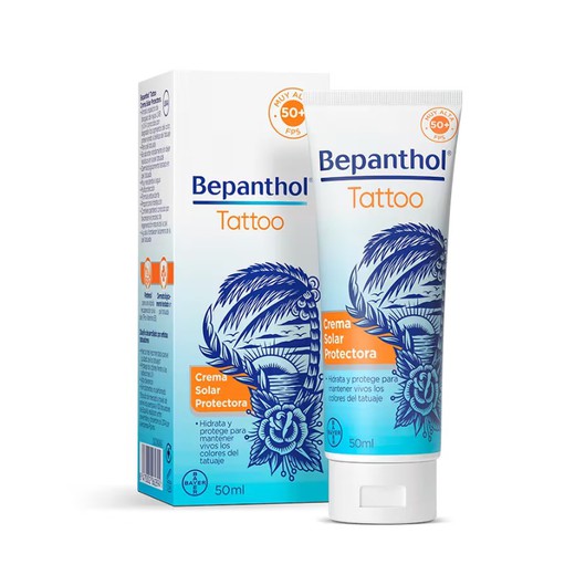 Bepanthol Tattoo Crema Solar Protectora SPF50 50ml