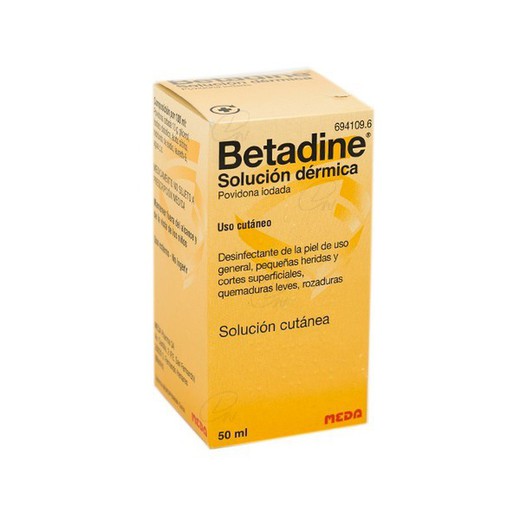 Betadine Solucion Dermica 1 Frasco De 50 Ml