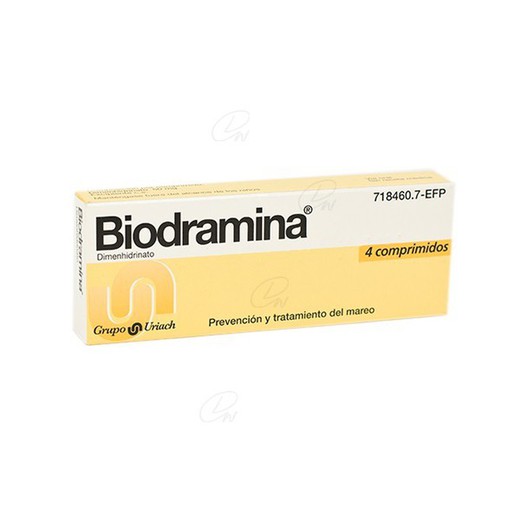 Biodramina 50 Mg Comprimits 4 Comprimits