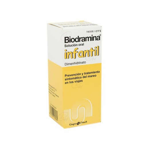 Biodramina  Infantil 4 Mgml Solucion Oral 1 Frasco De 60 Ml