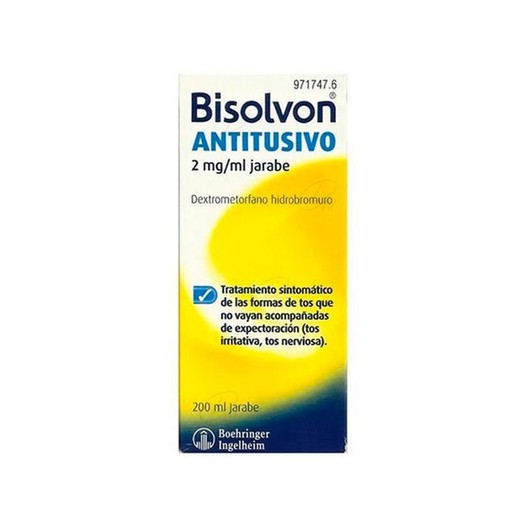 Bisolvon Antitusivo 2 Mg Ml Jarabe 1 Frasco De 200 Ml