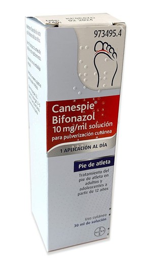 Canespie Bifonazol 10 Mgml Solucio Per Pulverizacion Cutanea 1 Flascó De 30 Ml