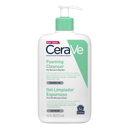 Cerave Gel Limpiador Espumoso 473ml