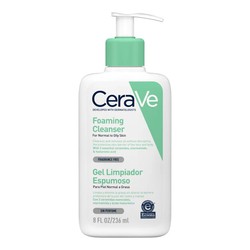 Cerave Gel Limpiador Espumoso para Rostro y Cuerpo 236ml