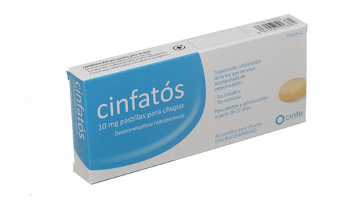 Cinfatos 10 Mg Pastillas Para Chupar 20 Comprimidos