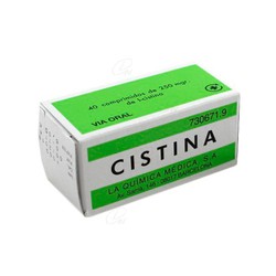 Cistina 250 Mg Comprimidos 40 Comprimidos