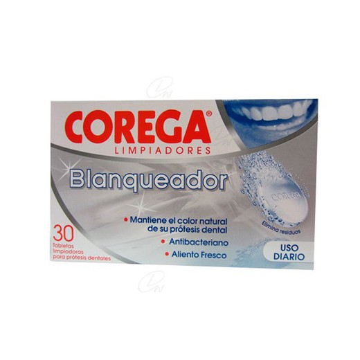 Corega Blanqueador 30 Tab