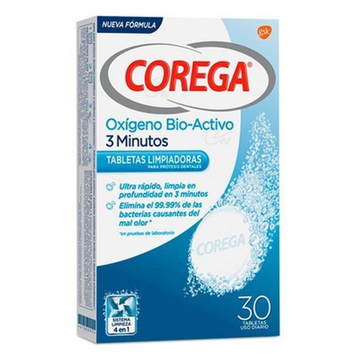 Corega Oxigeno Bioactivo 30 Tab