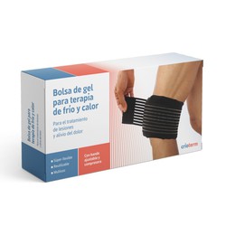 Crioterm Bolsa de gel con banda de compresión ajustable para terapia de frío y calor