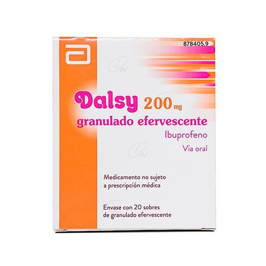 Dalsy 200 Mg Granulado Efervescente 20 Sobres