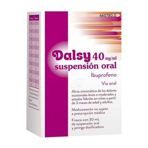 Dalsy 40 Mgml Suspension Oral 1 Frasco De 30 Ml