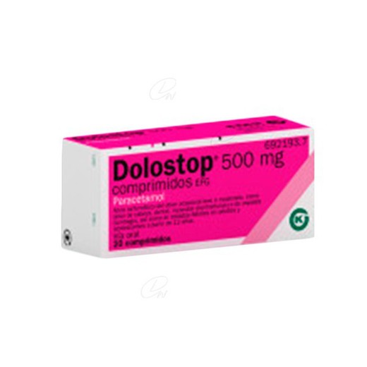 Dolostop 500 Mg Comprimidos 20 Comprimidos