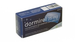 Dormirel 25 Mg Comprimits Recoberts Amb Pel·lícula 16 Comprimits