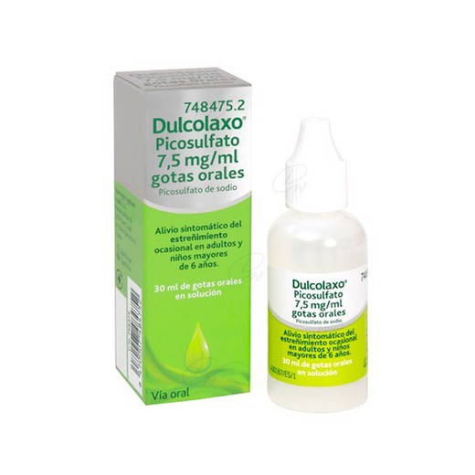 Dulcolaxo Picosulfato 75 Mgml Gotas Orales 1 Frasco De 30 Ml
