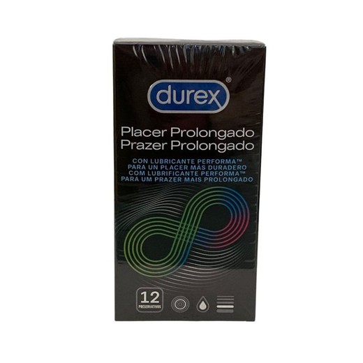 Durex Preservativos Placer Prolongado 12u