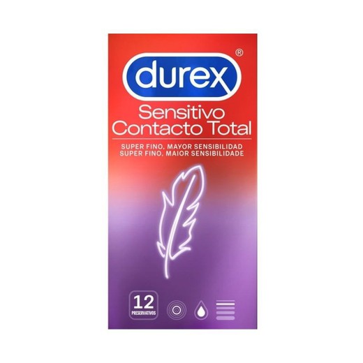 Durex Sensitivo Contacto Total 12u