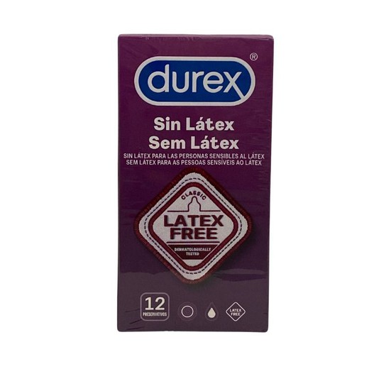 Durex Sin Latex 12 Preservativos