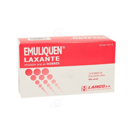 Emuliquen Laxante 71739 Mg45 Mg Emulsion Oral En Sobres 10 Sobres