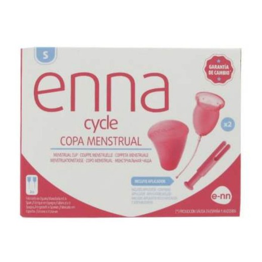 Enna Cycle Copa Menstrual Con Aplicador Talla S