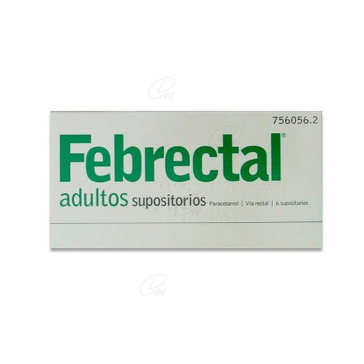 Febrectal Adults 600 Mg Supositoris 6 Supositoris