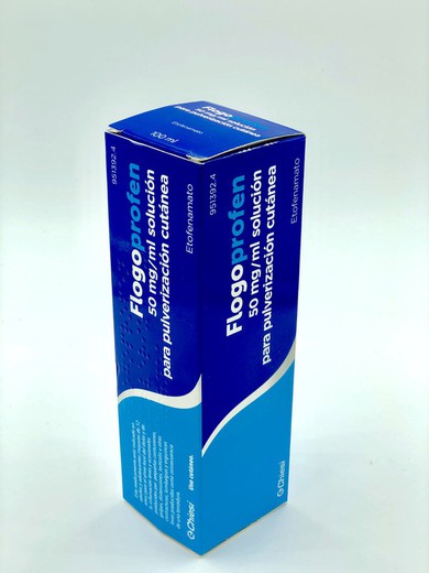 Flogoprofen 50 Mgml Solucion Para Pulverizacion Cutanea 1 Frasco De 100 Ml
