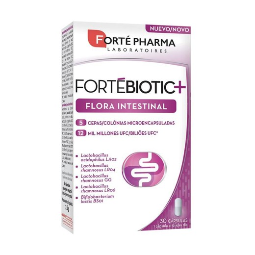 Fortebiotic+ Flora Intestinal 30 Capsulas