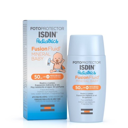 Fotoprotector Isdin 50 Fluid Mineral Baby 50ml