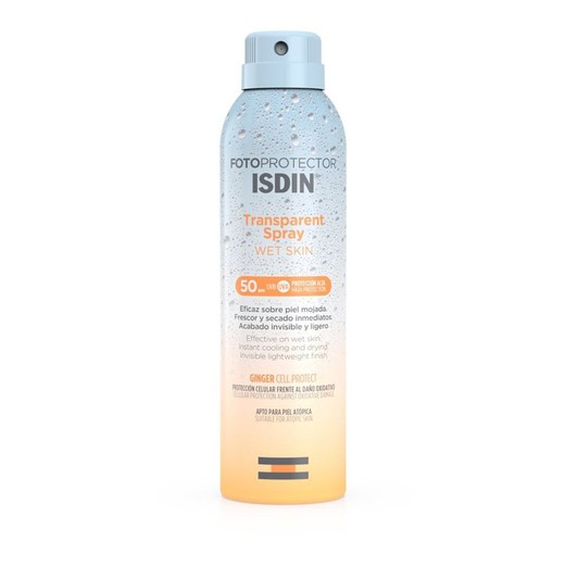 Fotoprotector Isdin Wet Skin Spray Spf 50 250ml