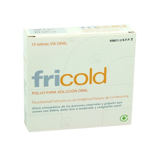 Fricold  Polvo Para Solucion Oral 10 Sobres