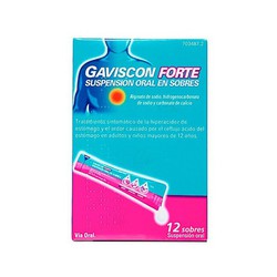 Gaviscon Forte Suspension Oral En Sobres 12 Sobres