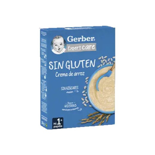 Gerber ExpertCare Crema de Arroz Sin Gluten 250gr