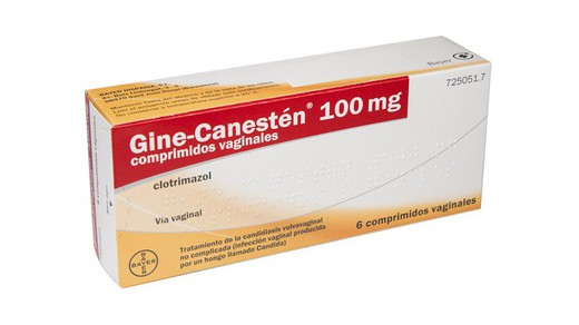 Ginecanesten 100 Mg Comprimits Vaginals 6 Comprimits