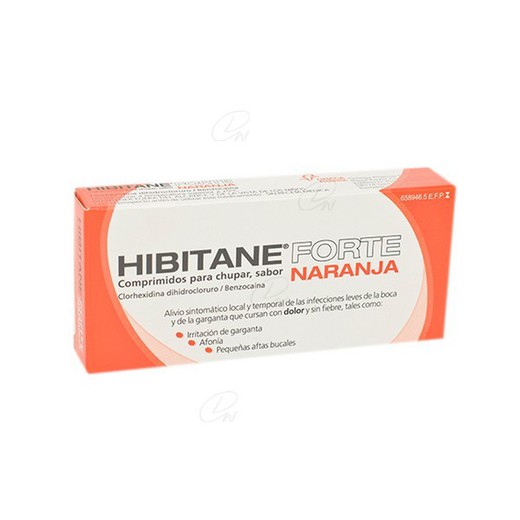Hibitane 5mg5mg Comprimidos Para Chupar Sabor Naranja 20 Comprimidos