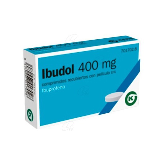 Ibudol 400 Mg Comprimits Recoberts Amb Pel·lícula Efg 20 Comprimits
