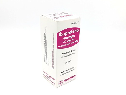 Ibuprofeno Normon Efg 40 Mgml Suspension Oral 150 Ml
