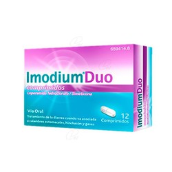 Imodium Duo 2 Mg 125 Mg Comprimidos 12 Comprimidos