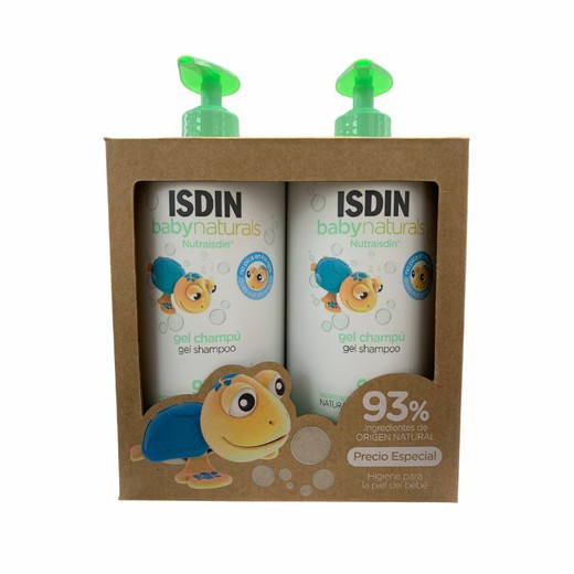 Isdin Baby Naturals Gel Champu 750ml DUO