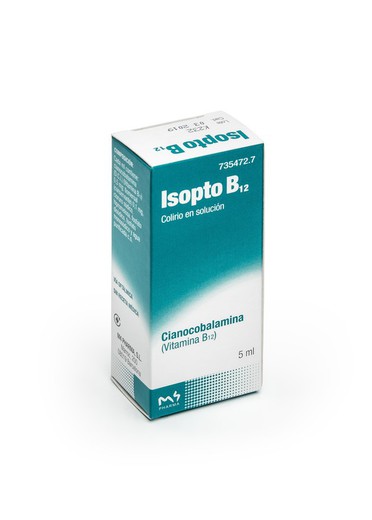 Isopto B12 1 Frasco De 5 Ml