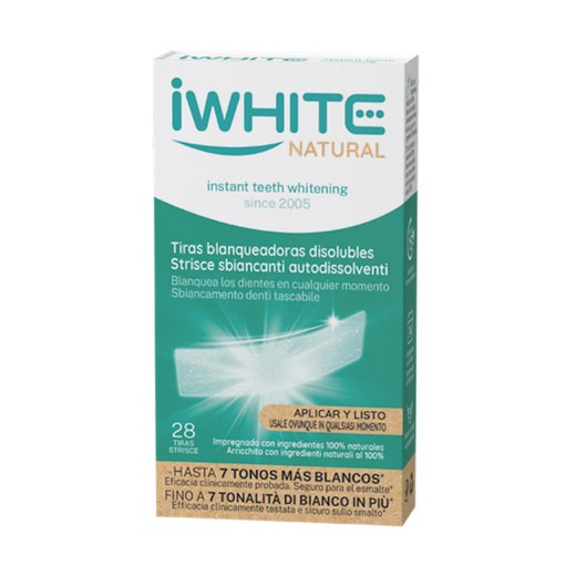 iWhite Tiras Blanqueadoras Naturales Disolubles