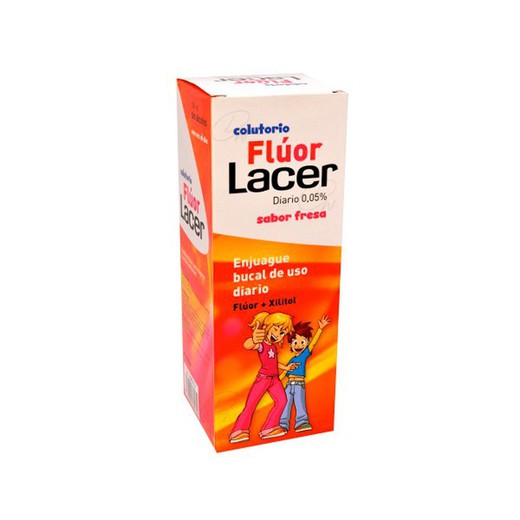 Lacer Col·lutori Fluor Diari 005 Maduixa 500 Ml