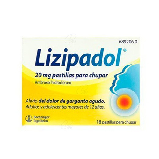 Lizipadol 20 Mg Pastilles Per a Xuclar 18 Pastilles